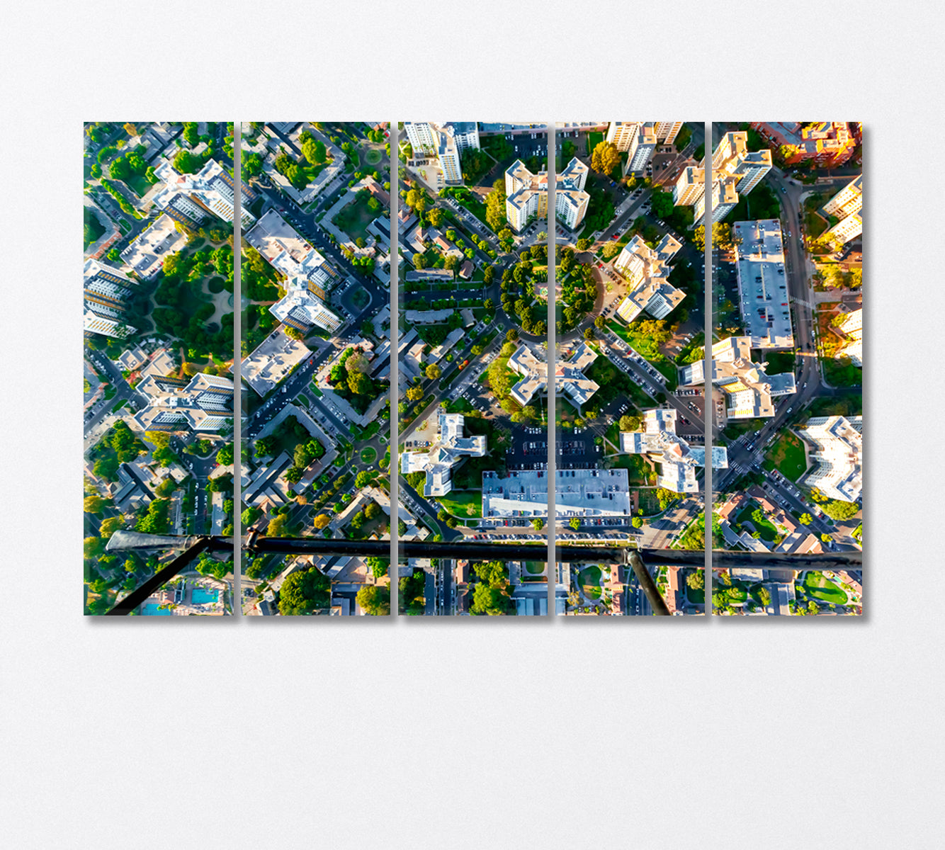 Westwood Boulevard Los Angeles Canvas Print-Canvas Print-CetArt-5 Panels-36x24 inches-CetArt