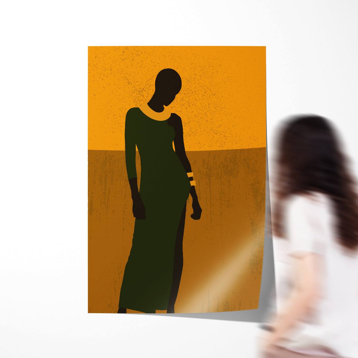 African Woman Silhouette My Poster Wall-Vertical Posters NOT FRAMED-CetArt-8″x10″ inches-CetArt