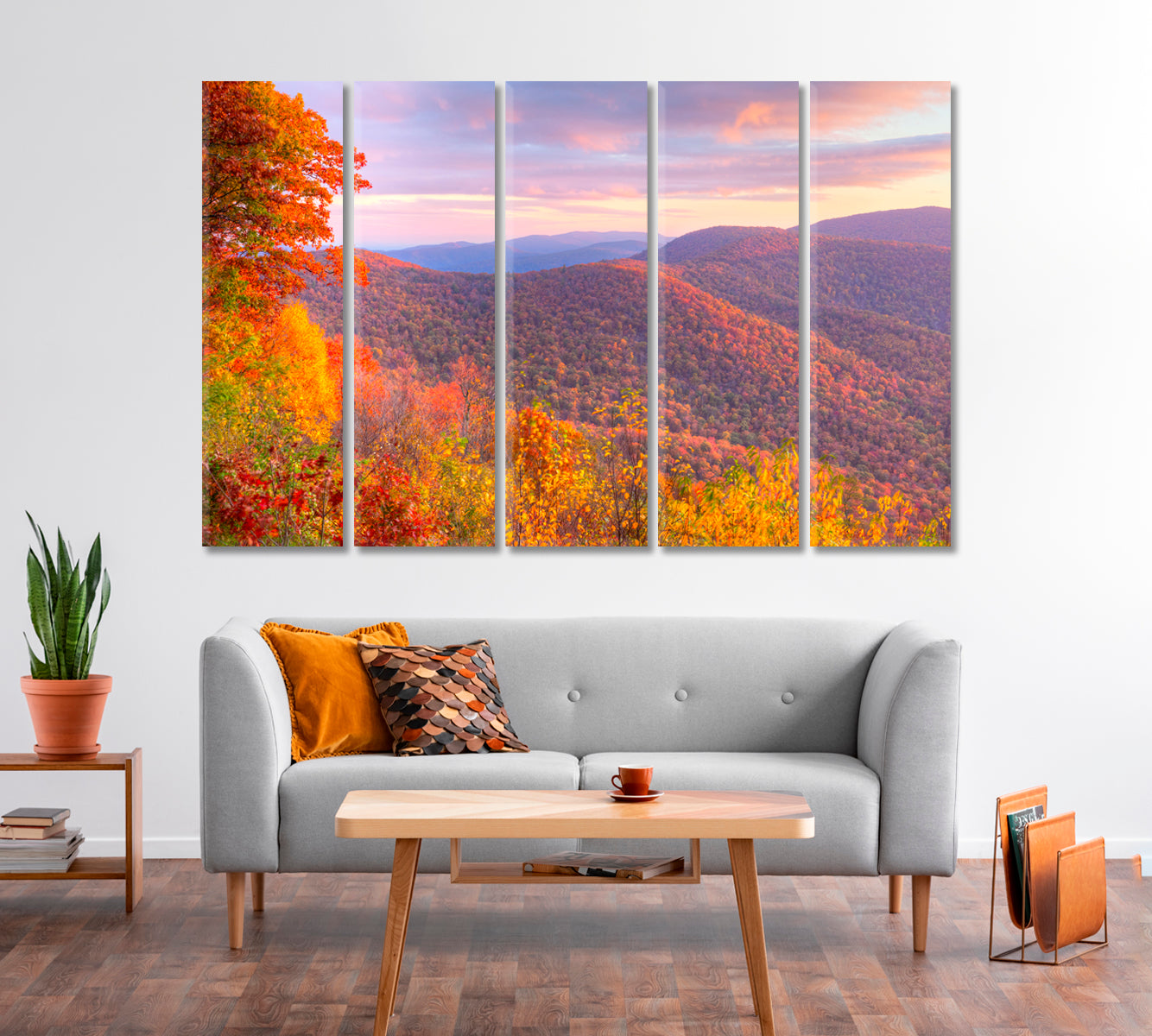 Fall in Shenandoah National Park Canvas Print-Canvas Print-CetArt-1 Panel-24x16 inches-CetArt