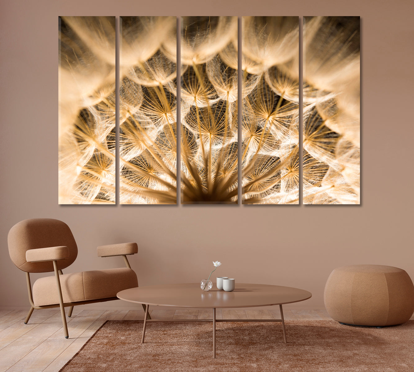 Dandelion Close Up Canvas Print-Canvas Print-CetArt-1 Panel-24x16 inches-CetArt