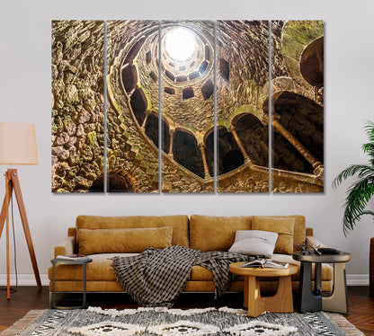 Initiation Well in Sintra Portugal Canvas Print-Canvas Print-CetArt-1 Panel-24x16 inches-CetArt