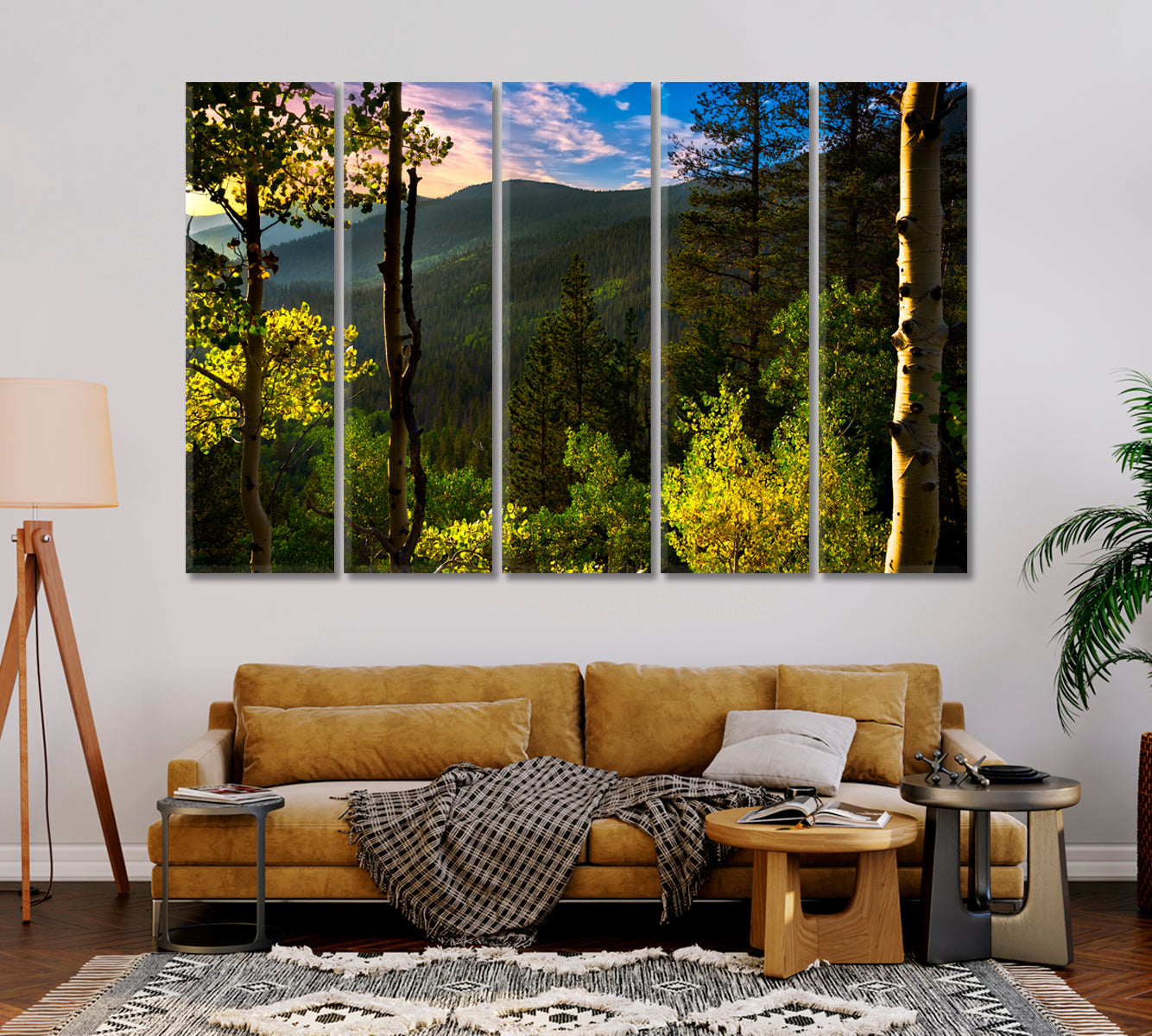 Beautiful Rocky Mountains of Colorado Canvas Print-Canvas Print-CetArt-1 Panel-24x16 inches-CetArt