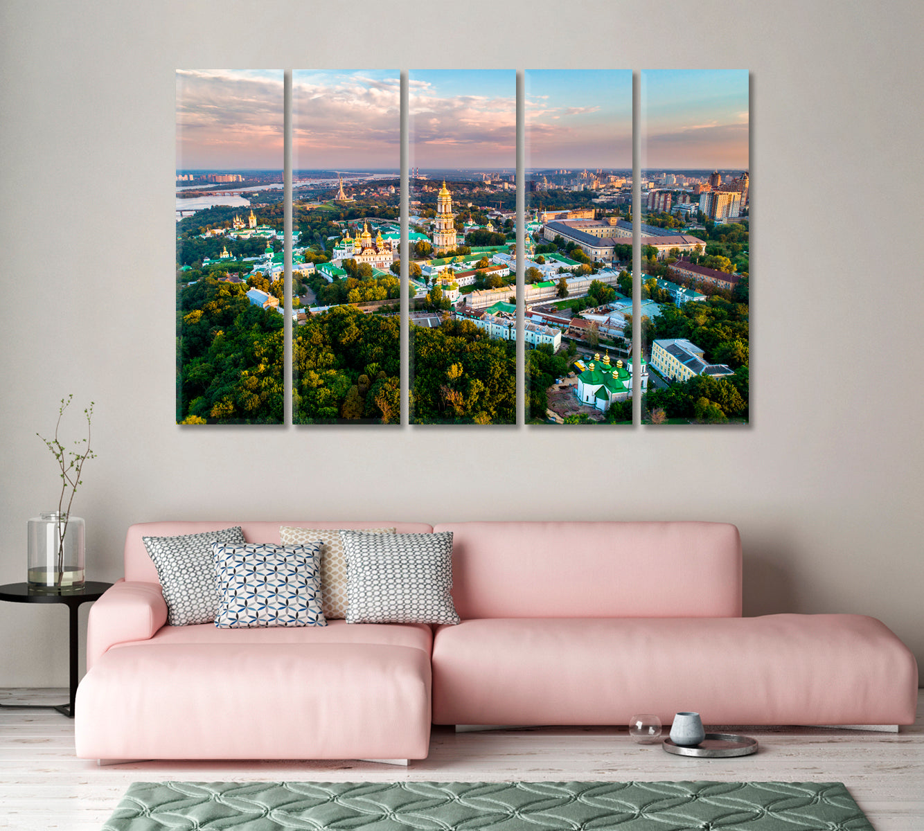 Pechersk Lavra in Kiev Ukraine UNESCO World Heritage Canvas Print-Canvas Print-CetArt-1 Panel-24x16 inches-CetArt