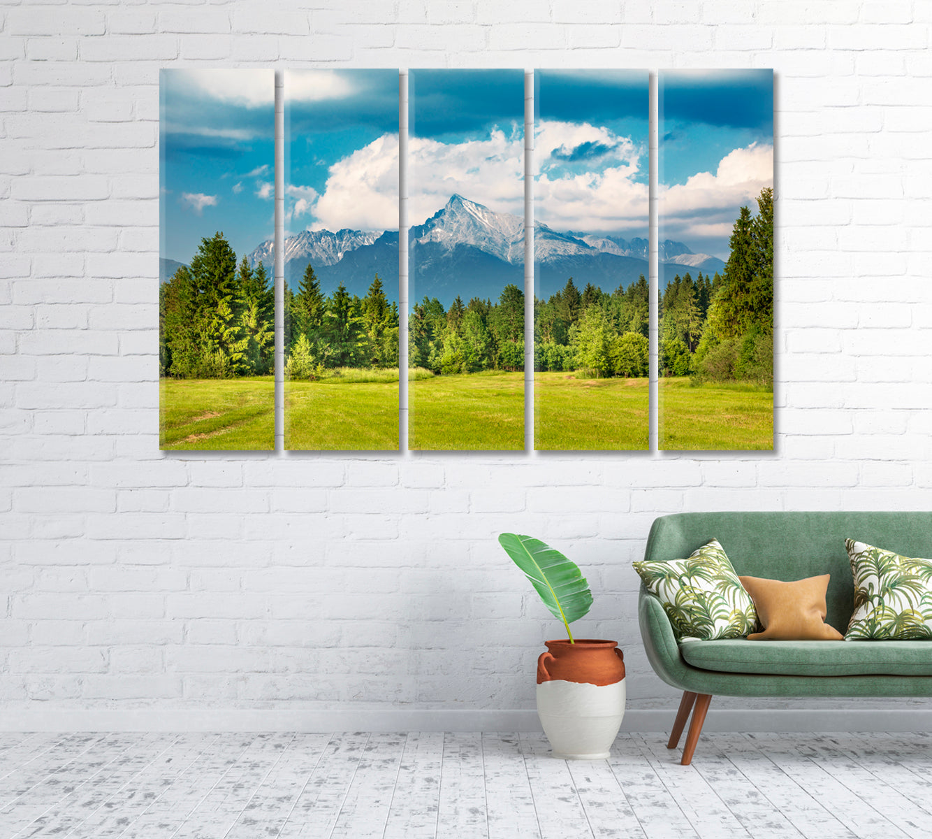 Peak Krivan High Tatras Mountains Slovakia Canvas Print-Canvas Print-CetArt-1 Panel-24x16 inches-CetArt