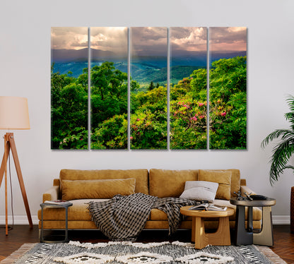 North Carolina Nature Landscape Canvas Print-Canvas Print-CetArt-1 Panel-24x16 inches-CetArt