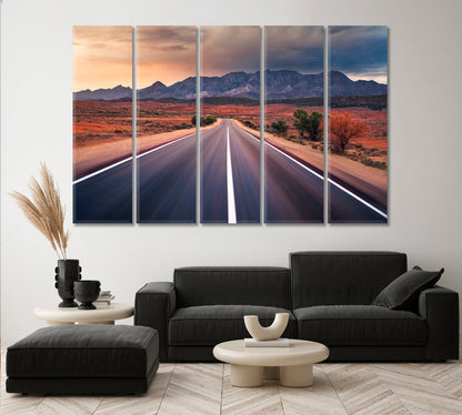 Flinders Ranges in Outback Australia Canvas Print-Canvas Print-CetArt-1 Panel-24x16 inches-CetArt