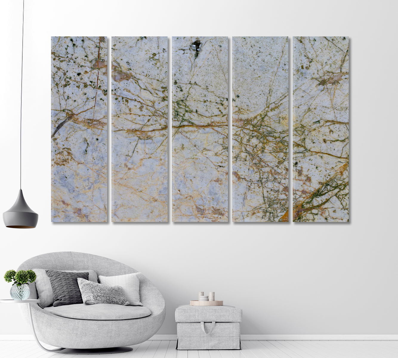 Old Concrete Wall Canvas Print-Canvas Print-CetArt-1 Panel-24x16 inches-CetArt