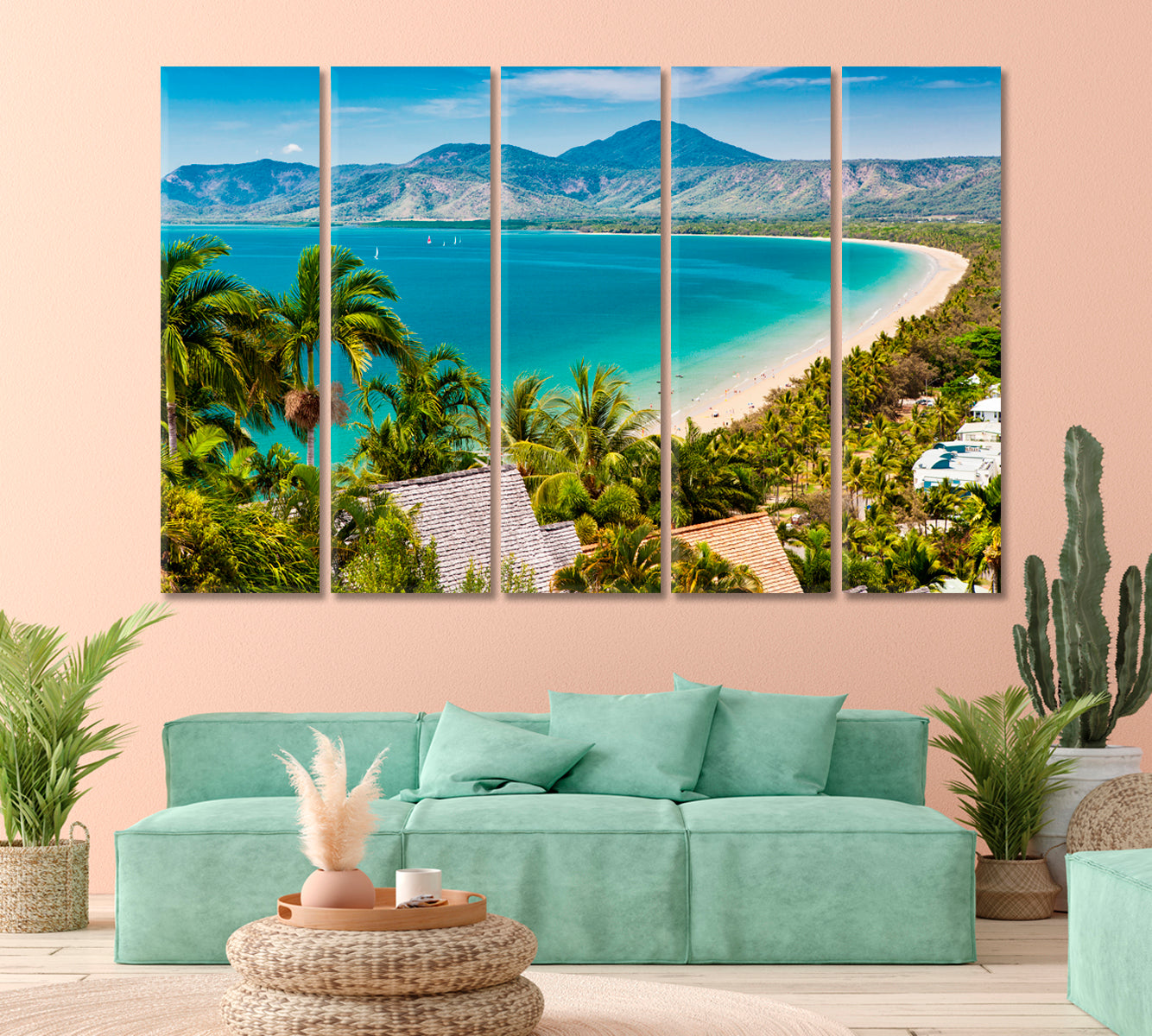 Port Douglas Beach Queensland Australia Canvas Print-Canvas Print-CetArt-1 Panel-24x16 inches-CetArt