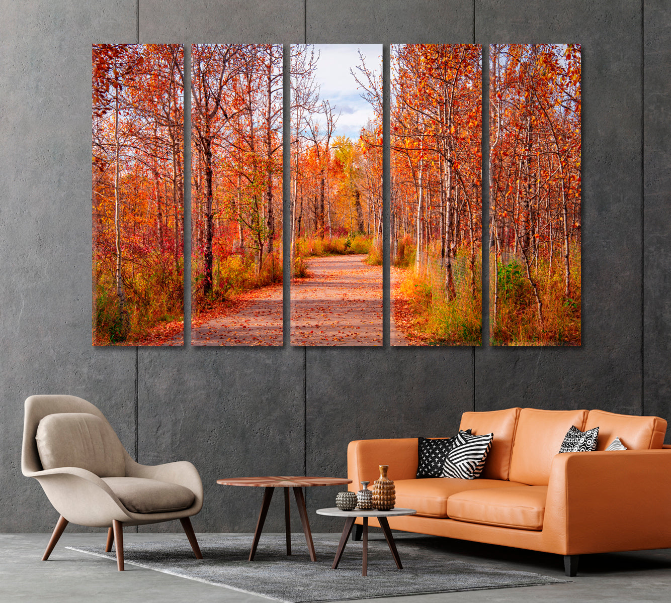 Beautiful Autumn Forest Alberta Canvas Print-Canvas Print-CetArt-1 Panel-24x16 inches-CetArt