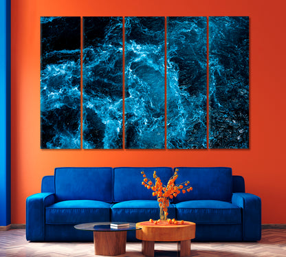 Wild Ocean Waves Canvas Print-Canvas Print-CetArt-1 Panel-24x16 inches-CetArt