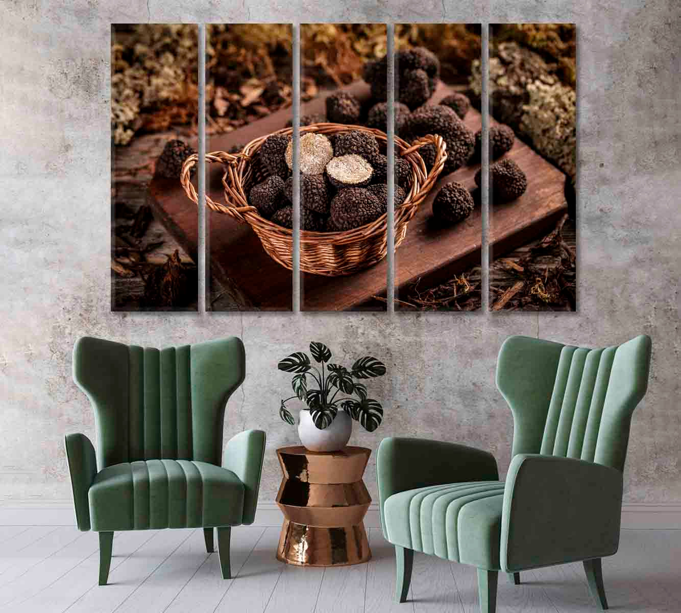 Black Truffles Canvas Print-Canvas Print-CetArt-1 Panel-24x16 inches-CetArt