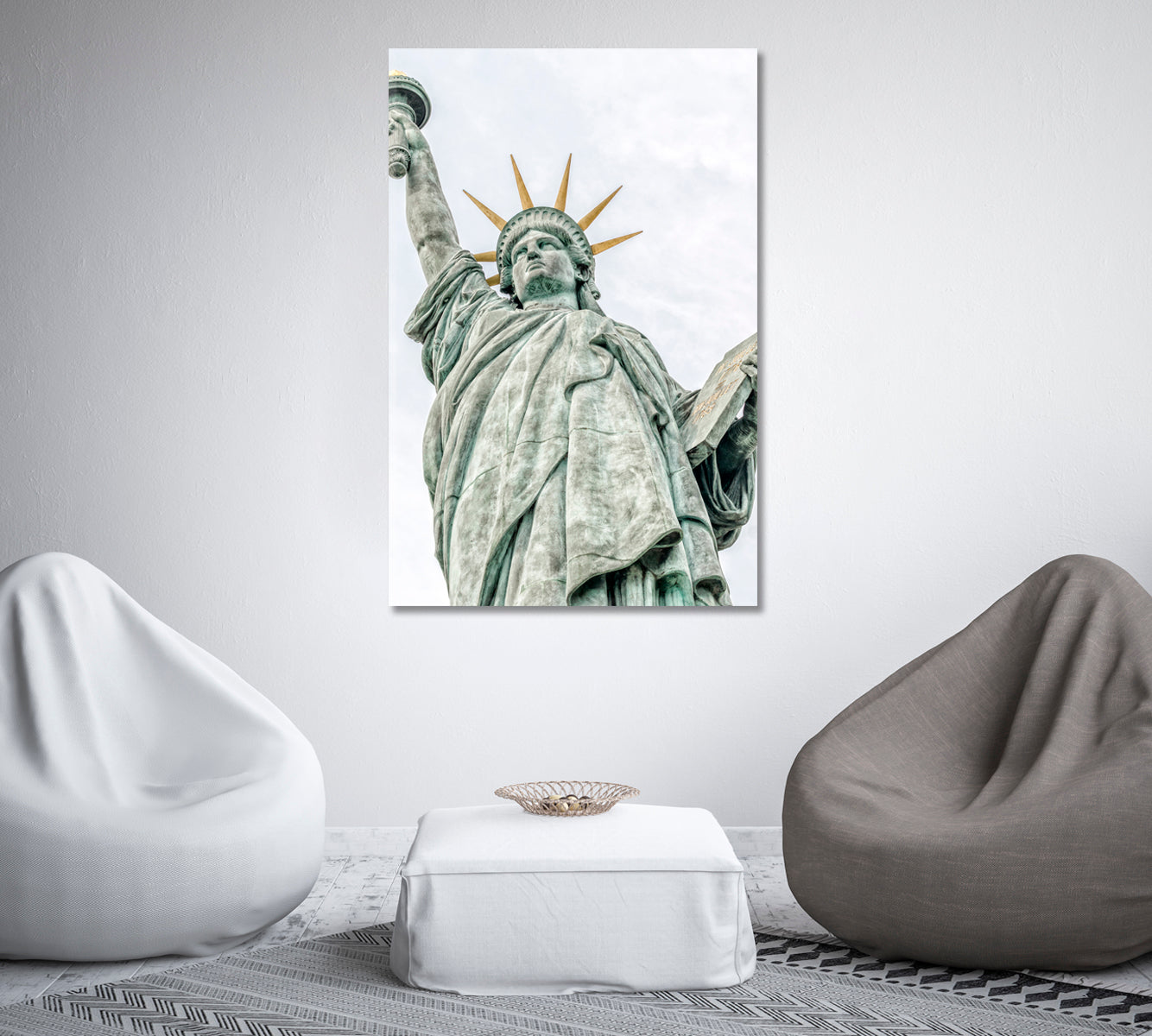 Statue of Liberty Paris Close Up Canvas Print-Canvas Print-CetArt-1 panel-16x24 inches-CetArt