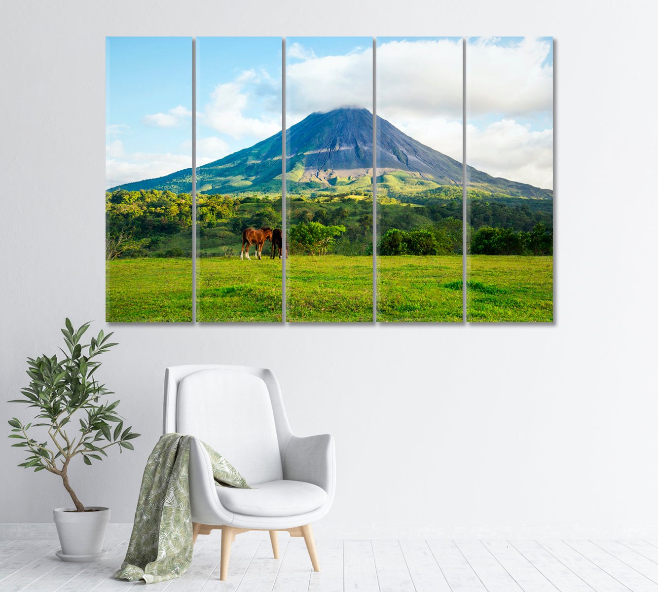 Arenal Volcano Costa Rica Canvas Print-Canvas Print-CetArt-1 Panel-24x16 inches-CetArt