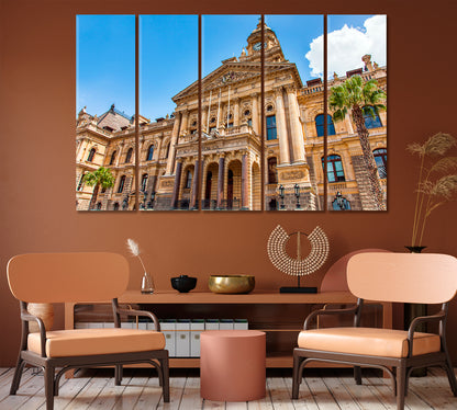 Cape Town City Hall South Africa Canvas Print-Canvas Print-CetArt-1 Panel-24x16 inches-CetArt