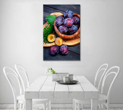 Plums Canvas Print-Canvas Print-CetArt-1 panel-16x24 inches-CetArt