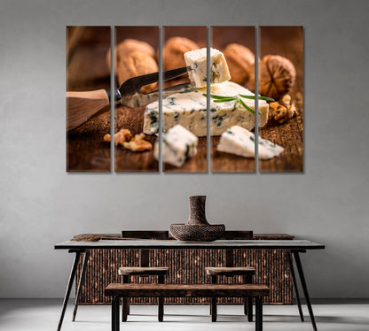 Blue Cheese Canvas Print-Canvas Print-CetArt-1 Panel-24x16 inches-CetArt