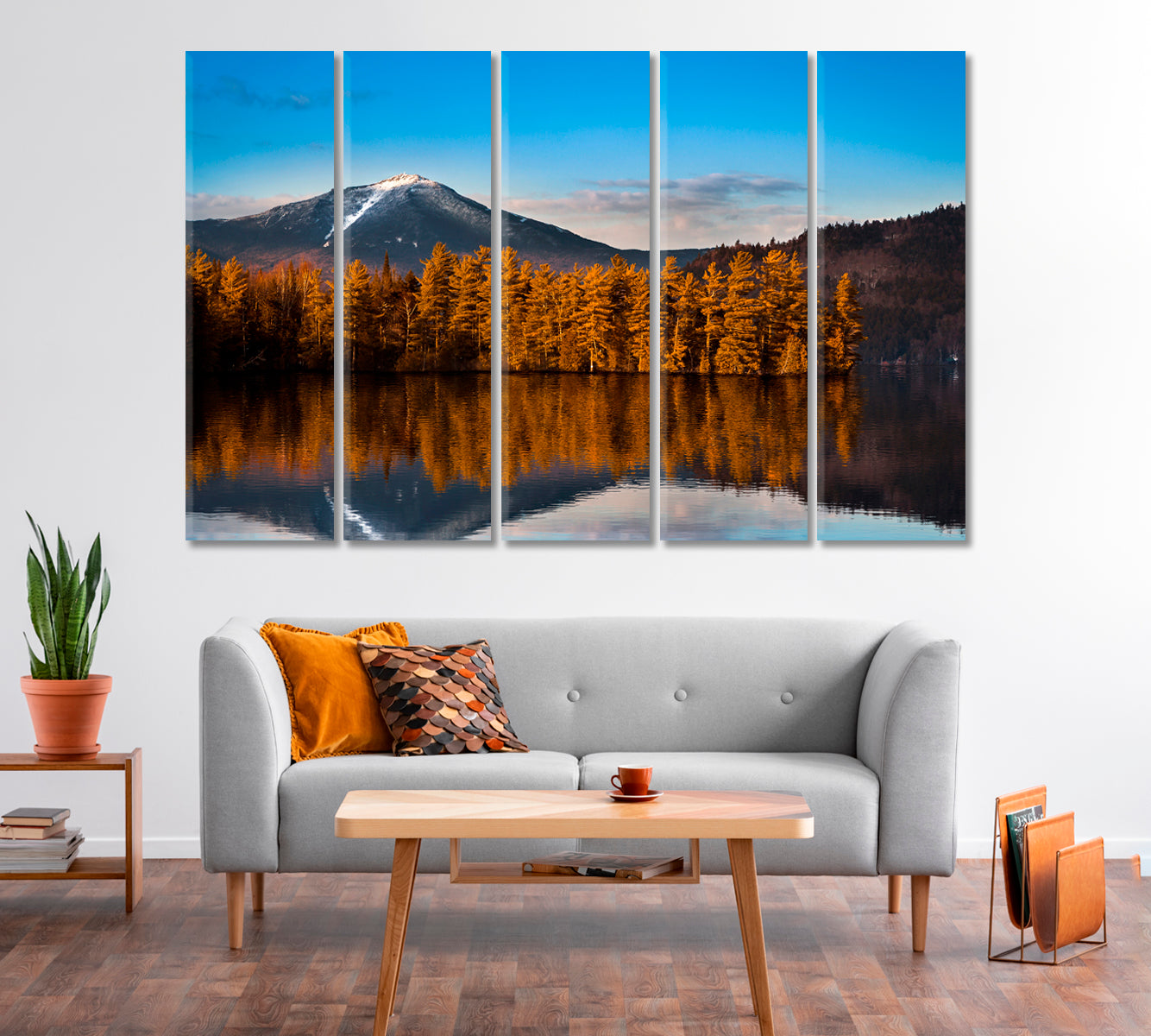 Snow Mountain near Paradox Bay USA Canvas Print-Canvas Print-CetArt-1 Panel-24x16 inches-CetArt