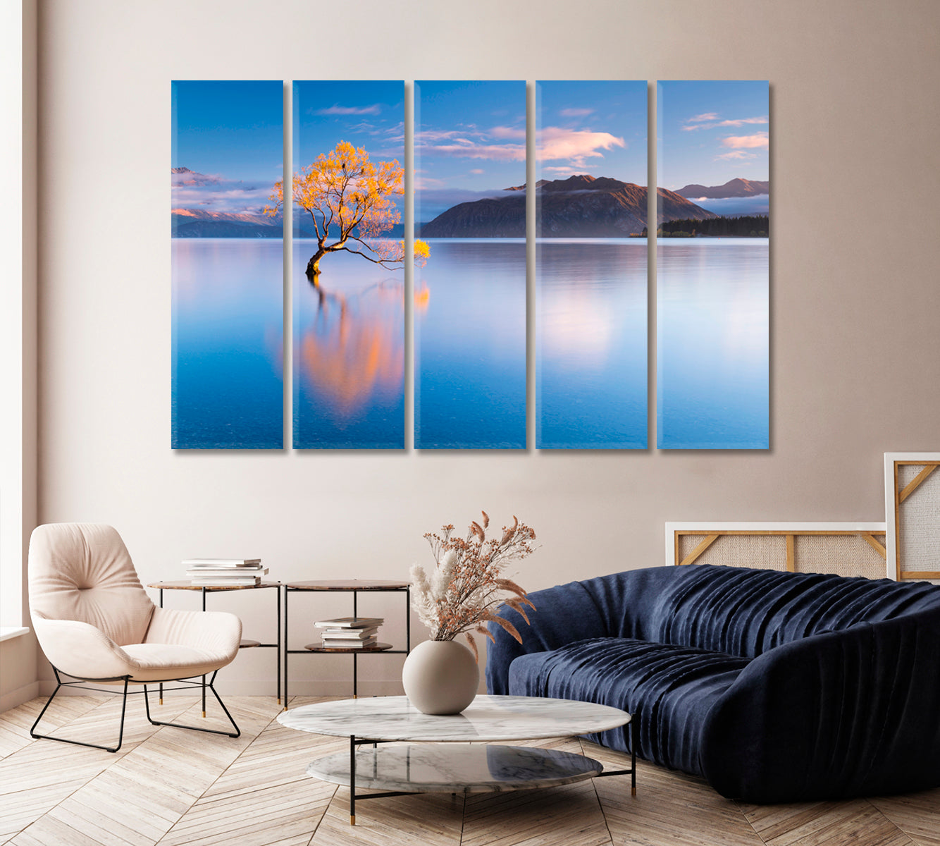 That Wanaka Tree in Autumn New Zealand Canvas Print-Canvas Print-CetArt-1 Panel-24x16 inches-CetArt