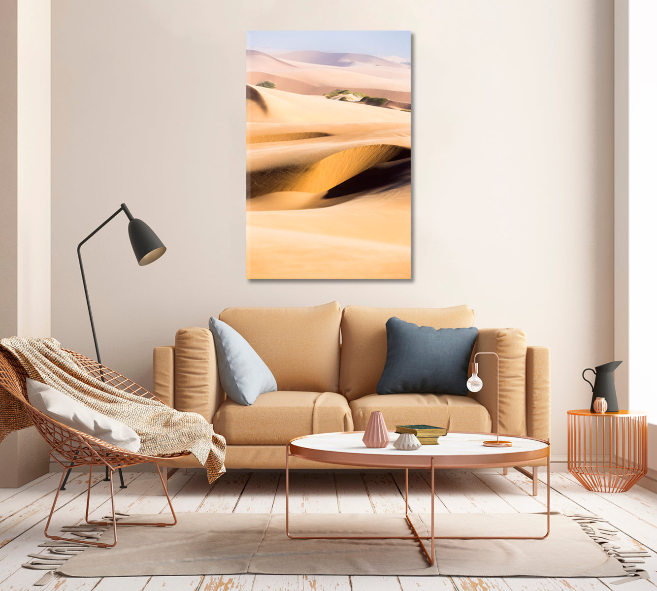 Dunes of Namib Desert Canvas Print-Canvas Print-CetArt-1 panel-16x24 inches-CetArt