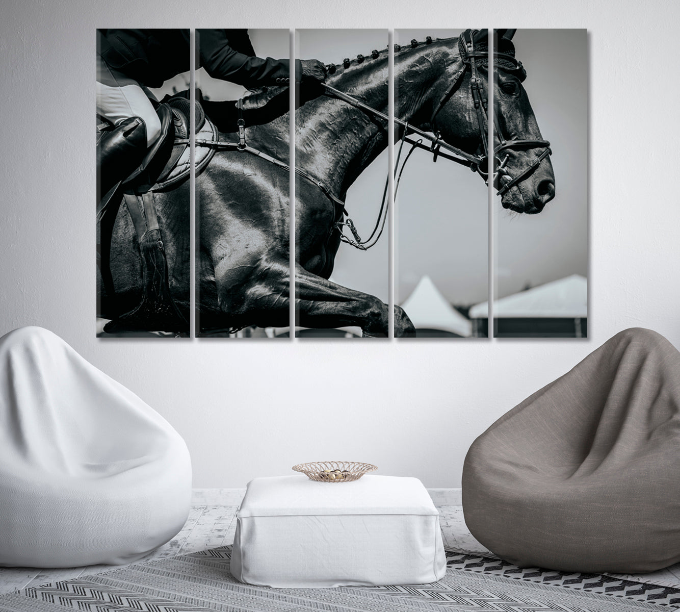 Equestrian Sports Canvas Print-Canvas Print-CetArt-1 Panel-24x16 inches-CetArt