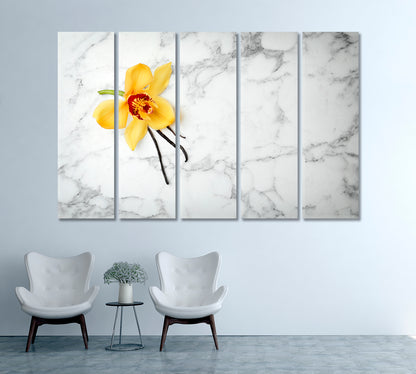 Tender Vanilla Flower Canvas Print-Canvas Print-CetArt-1 Panel-24x16 inches-CetArt