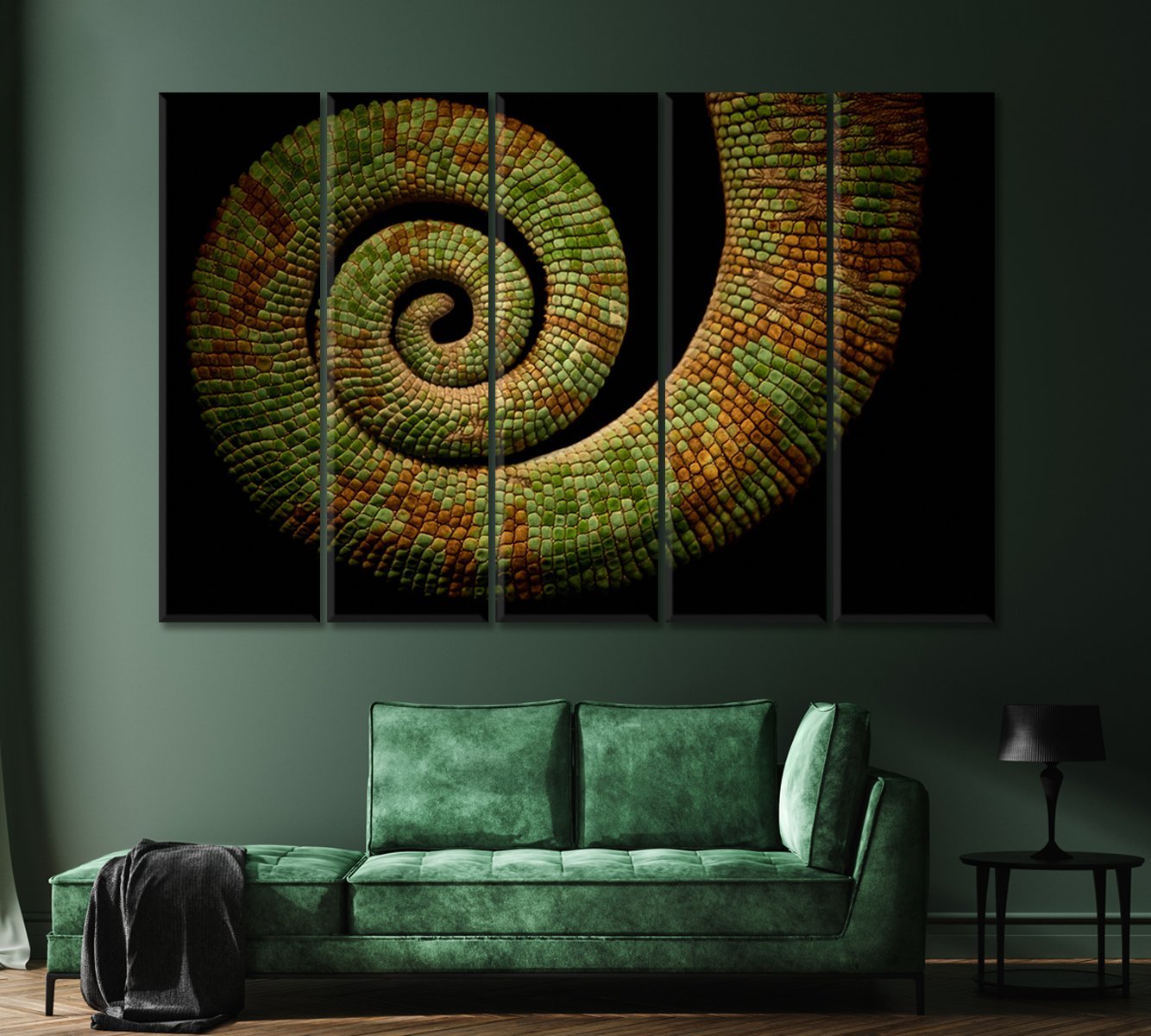 Chameleon Tail Canvas Print-Canvas Print-CetArt-1 Panel-24x16 inches-CetArt