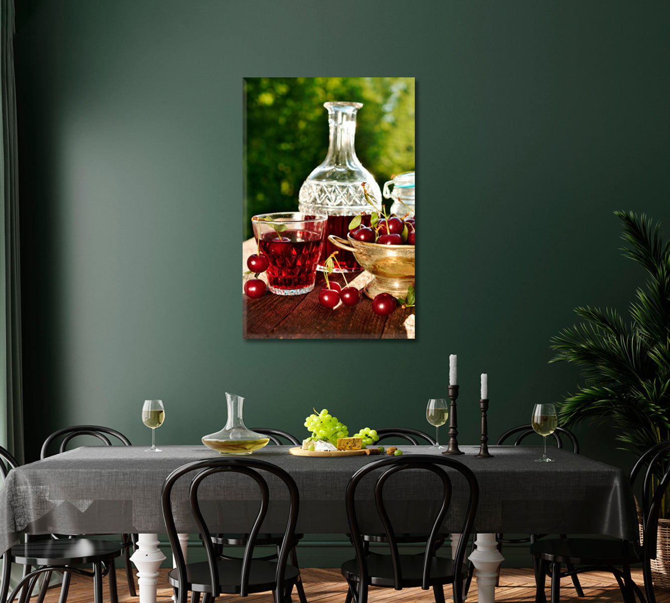 Cherry Juice Canvas Print-Canvas Print-CetArt-1 panel-16x24 inches-CetArt