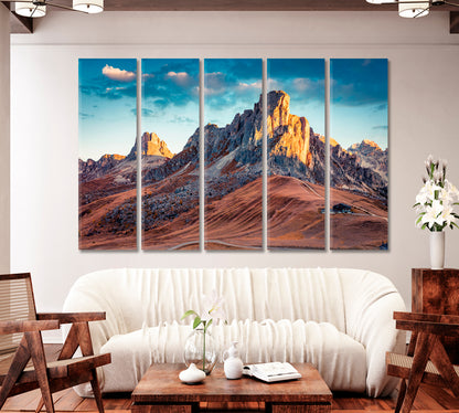 Dolomites Landscape Canvas Print-Canvas Print-CetArt-1 Panel-24x16 inches-CetArt