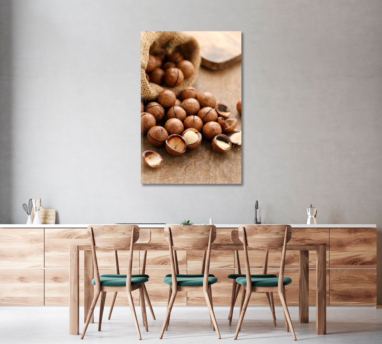 Organic Macadamia Nut Canvas Print-Canvas Print-CetArt-1 panel-16x24 inches-CetArt