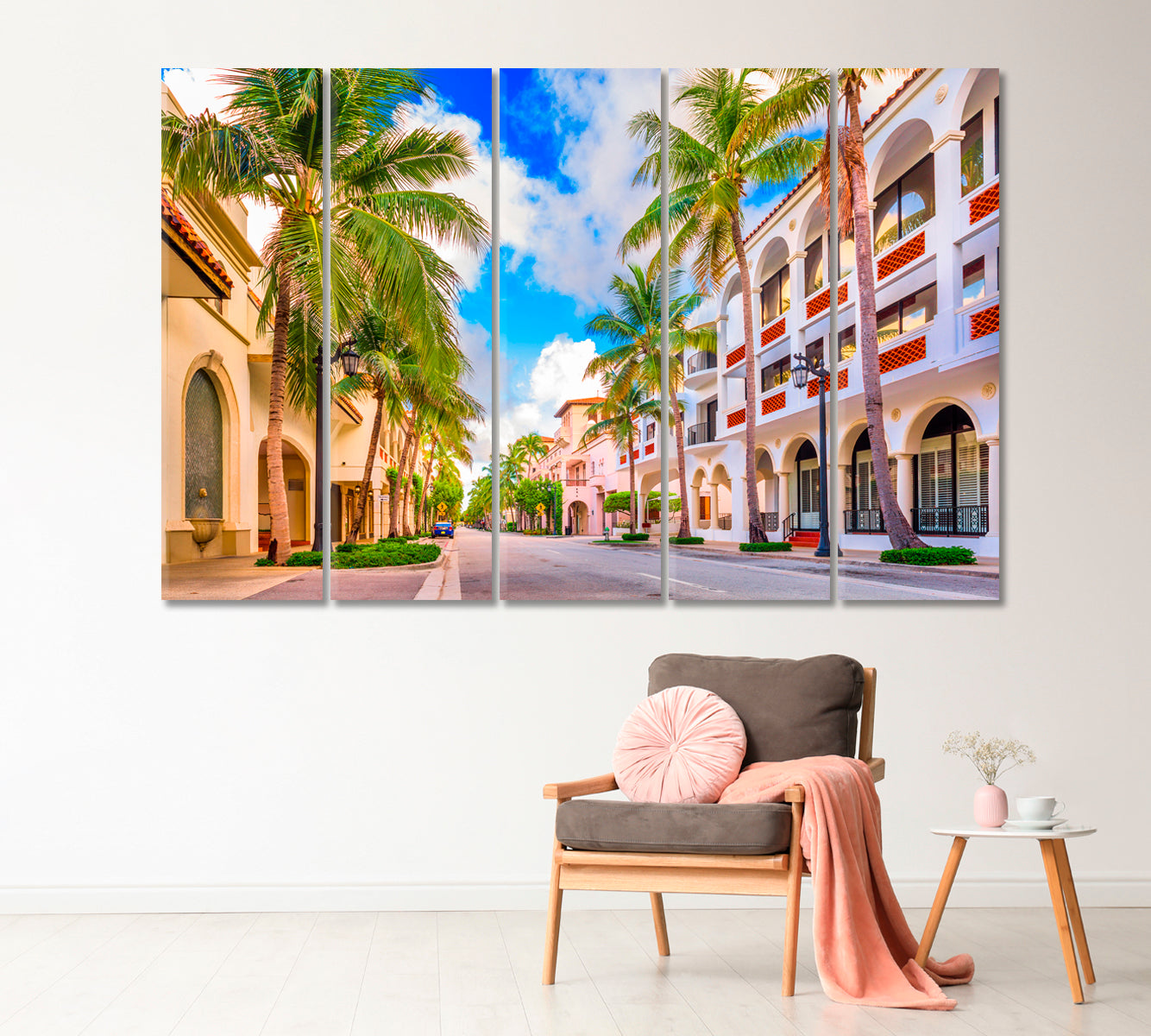 Palm Beach Florida USA Canvas Print-Canvas Print-CetArt-1 Panel-24x16 inches-CetArt