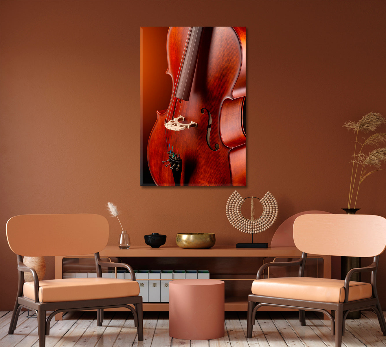 Cello Canvas Print-Canvas Print-CetArt-1 panel-16x24 inches-CetArt