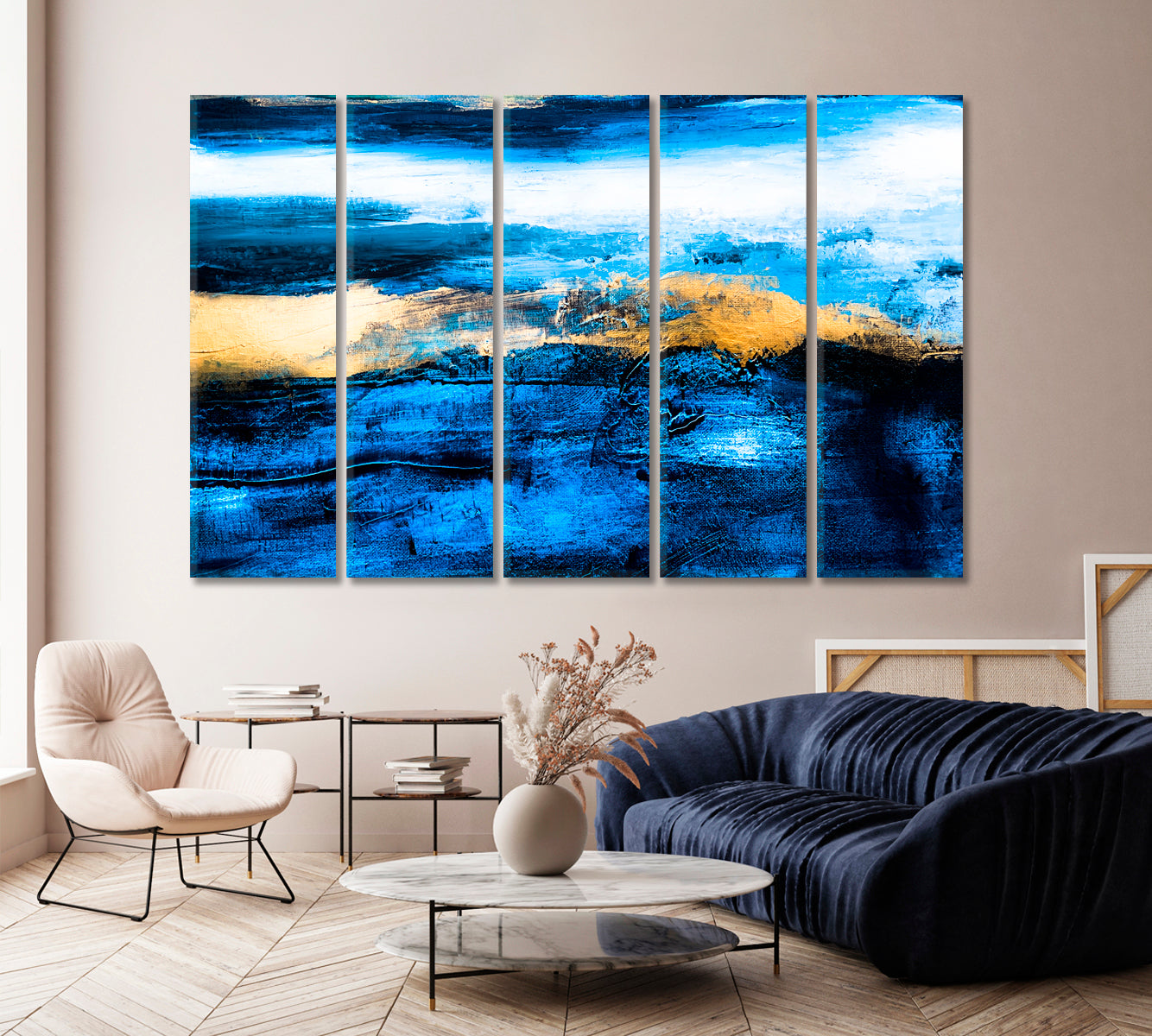 Abstract Sea Landscape Canvas Print-Canvas Print-CetArt-1 Panel-24x16 inches-CetArt