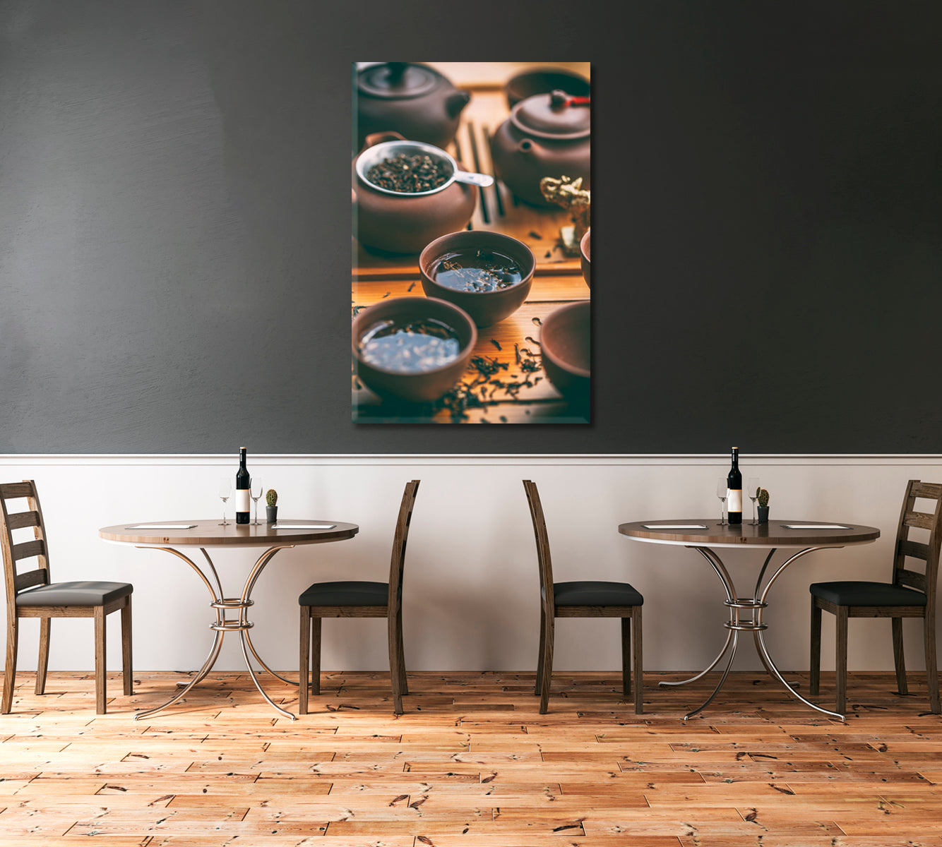 Chinese Tea Ceremony Canvas Print-Canvas Print-CetArt-1 panel-16x24 inches-CetArt