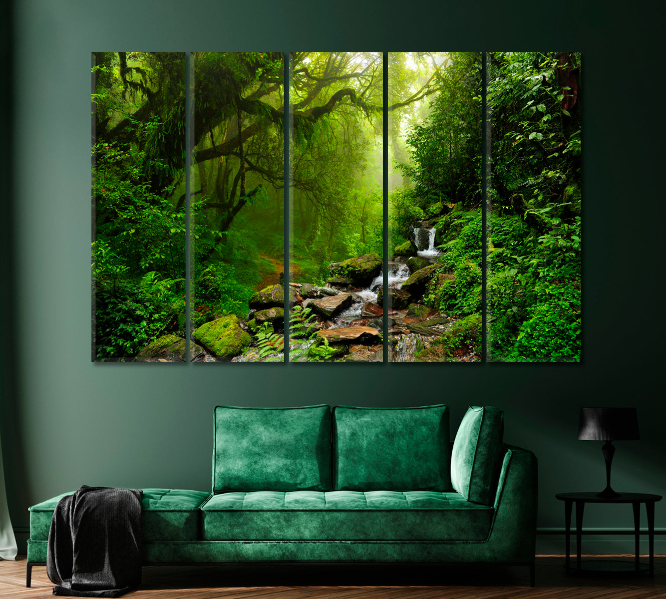 Subtropical Forest in Nepal Canvas Print-Canvas Print-CetArt-1 Panel-24x16 inches-CetArt