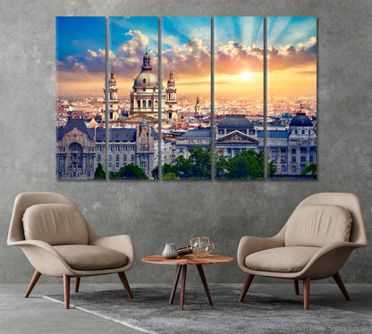 Budapest Hungary Canvas Print-Canvas Print-CetArt-1 Panel-24x16 inches-CetArt