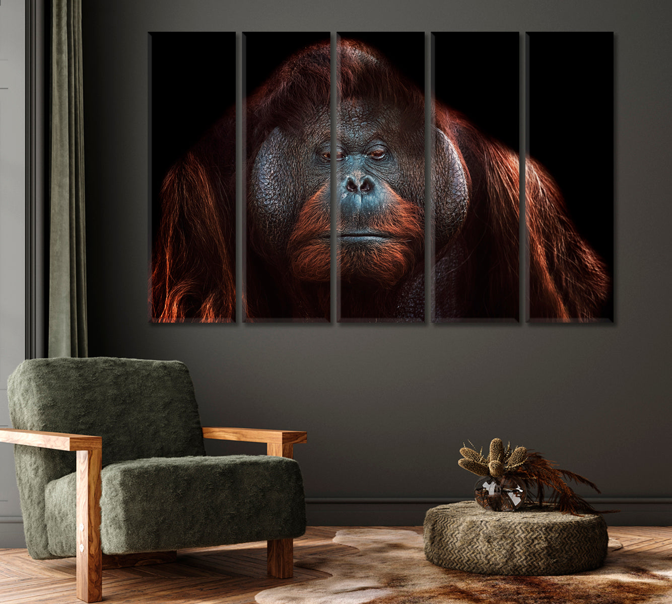 Orangutan Canvas Print-Canvas Print-CetArt-1 Panel-24x16 inches-CetArt