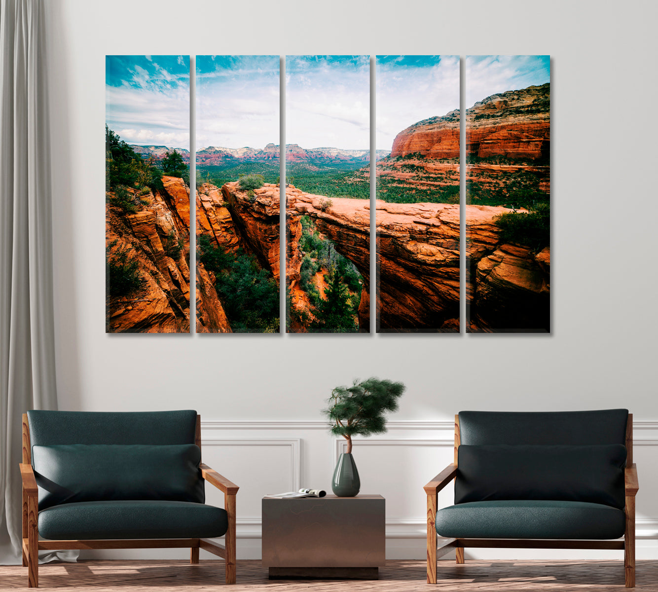 Devil's Bridge Trail Arizona USA Canvas Print-Canvas Print-CetArt-1 Panel-24x16 inches-CetArt