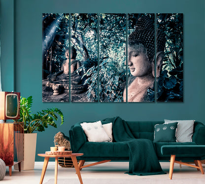 Buddha Statue in Phnom Penh Cambodia Canvas Print-Canvas Print-CetArt-1 Panel-24x16 inches-CetArt