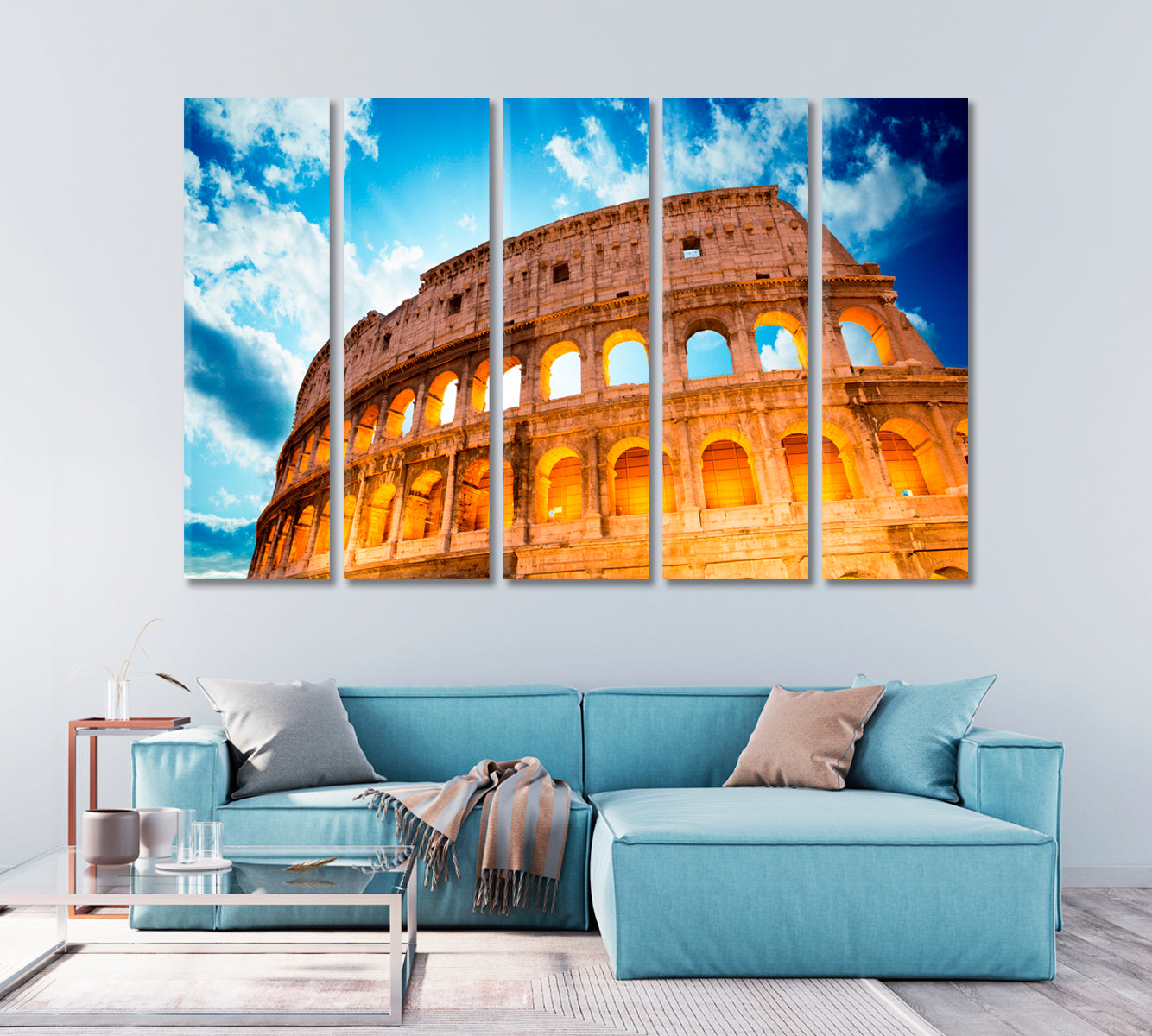 Colosseum Rome Italy Canvas Print-Canvas Print-CetArt-1 Panel-24x16 inches-CetArt