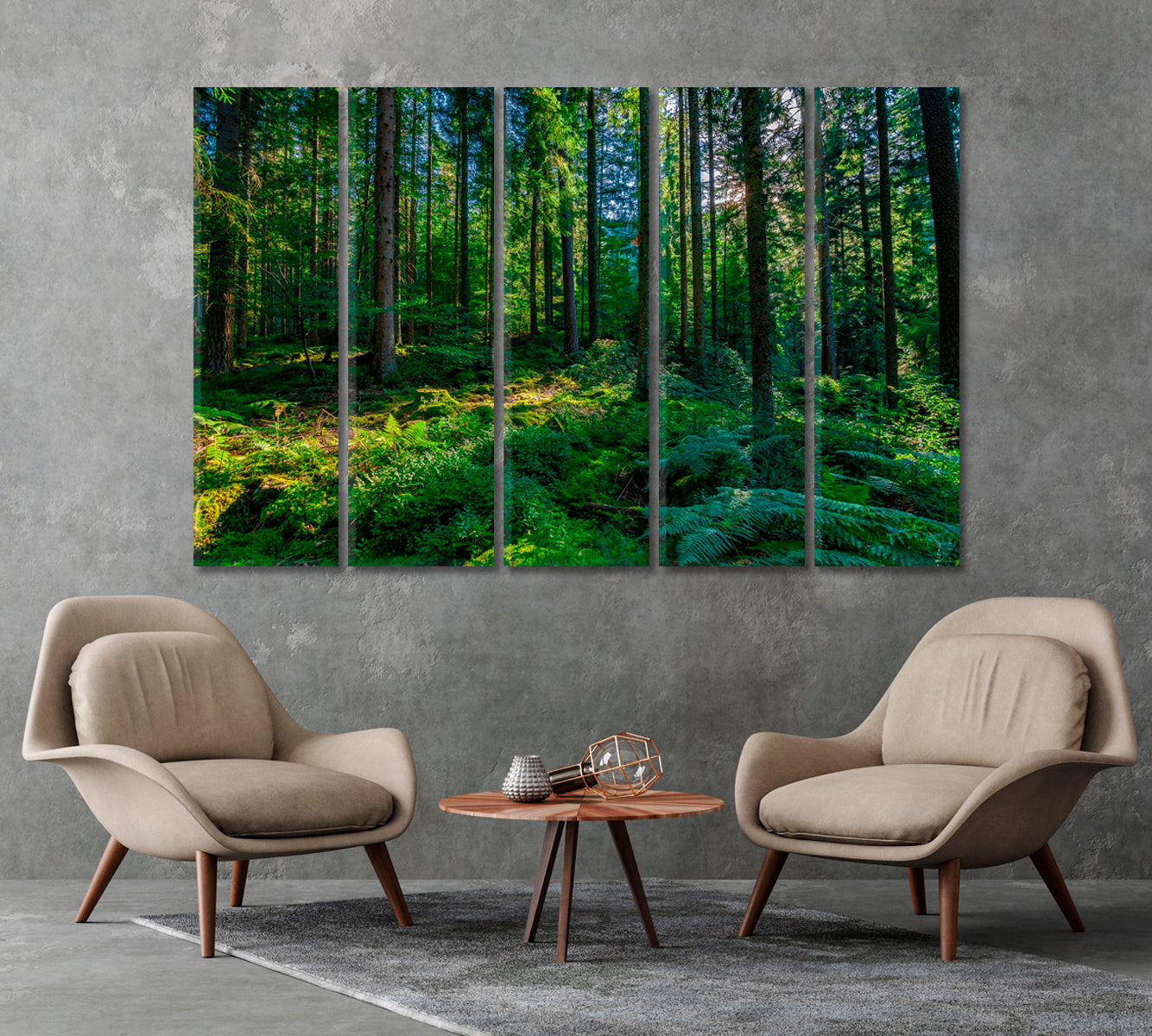 Green Black Forest Schwarzwald Germany Canvas Print-Canvas Print-CetArt-1 Panel-24x16 inches-CetArt