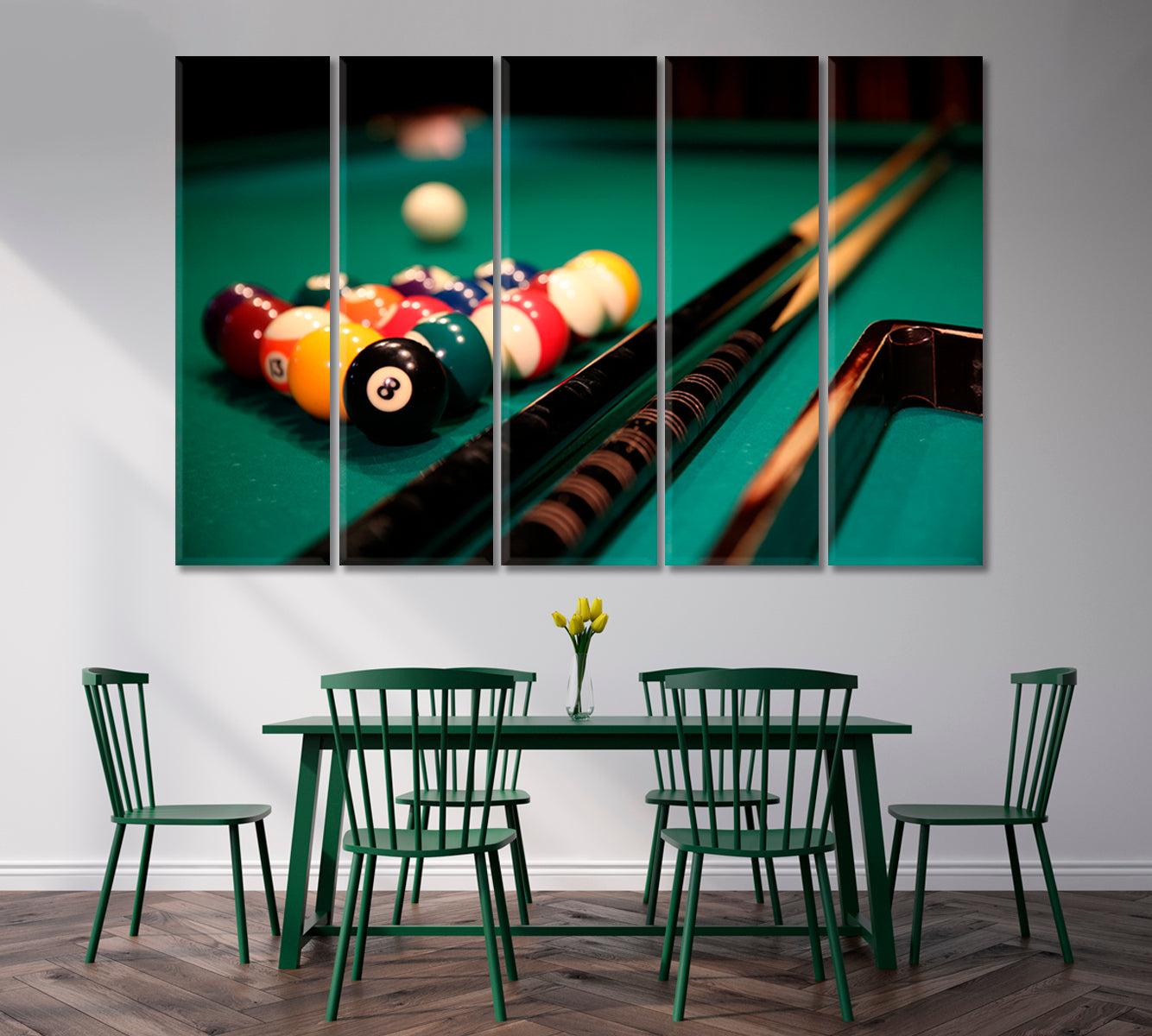 Billiards Canvas Print-Canvas Print-CetArt-1 Panel-24x16 inches-CetArt