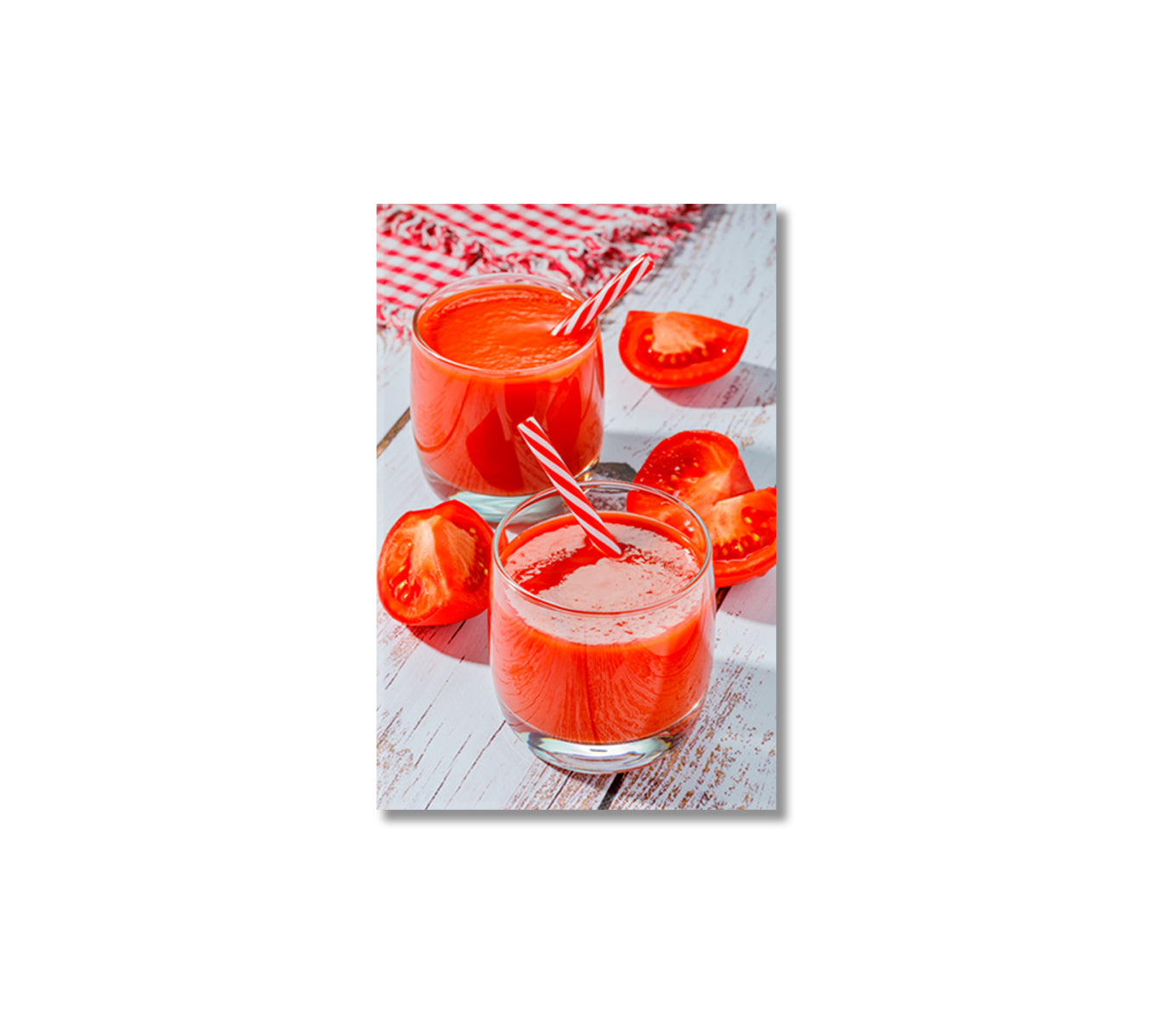 Tomato Juice Canvas Print-Canvas Print-CetArt-1 panel-16x24 inches-CetArt