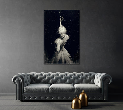 Shooting Star Canvas Print-Canvas Print-CetArt-1 panel-16x24 inches-CetArt