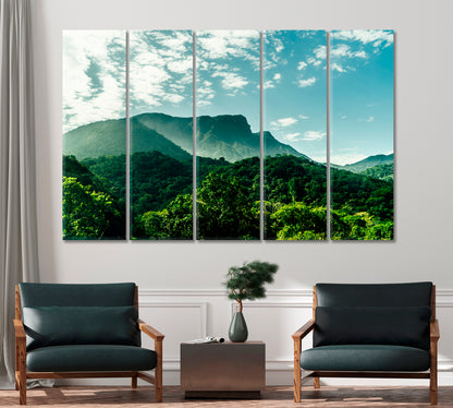 Santa Catarina Coast Hills Brazil Canvas Print-Canvas Print-CetArt-1 Panel-24x16 inches-CetArt