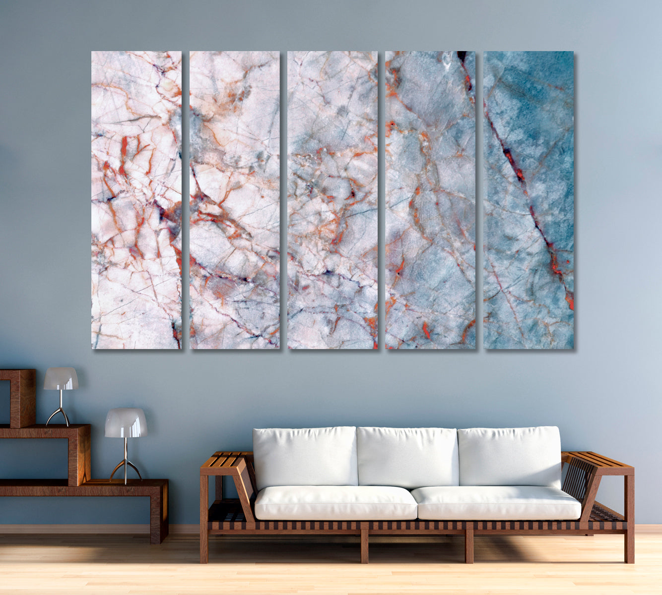 Abstract Natural Stone Pattern Canvas Print-Canvas Print-CetArt-1 Panel-24x16 inches-CetArt