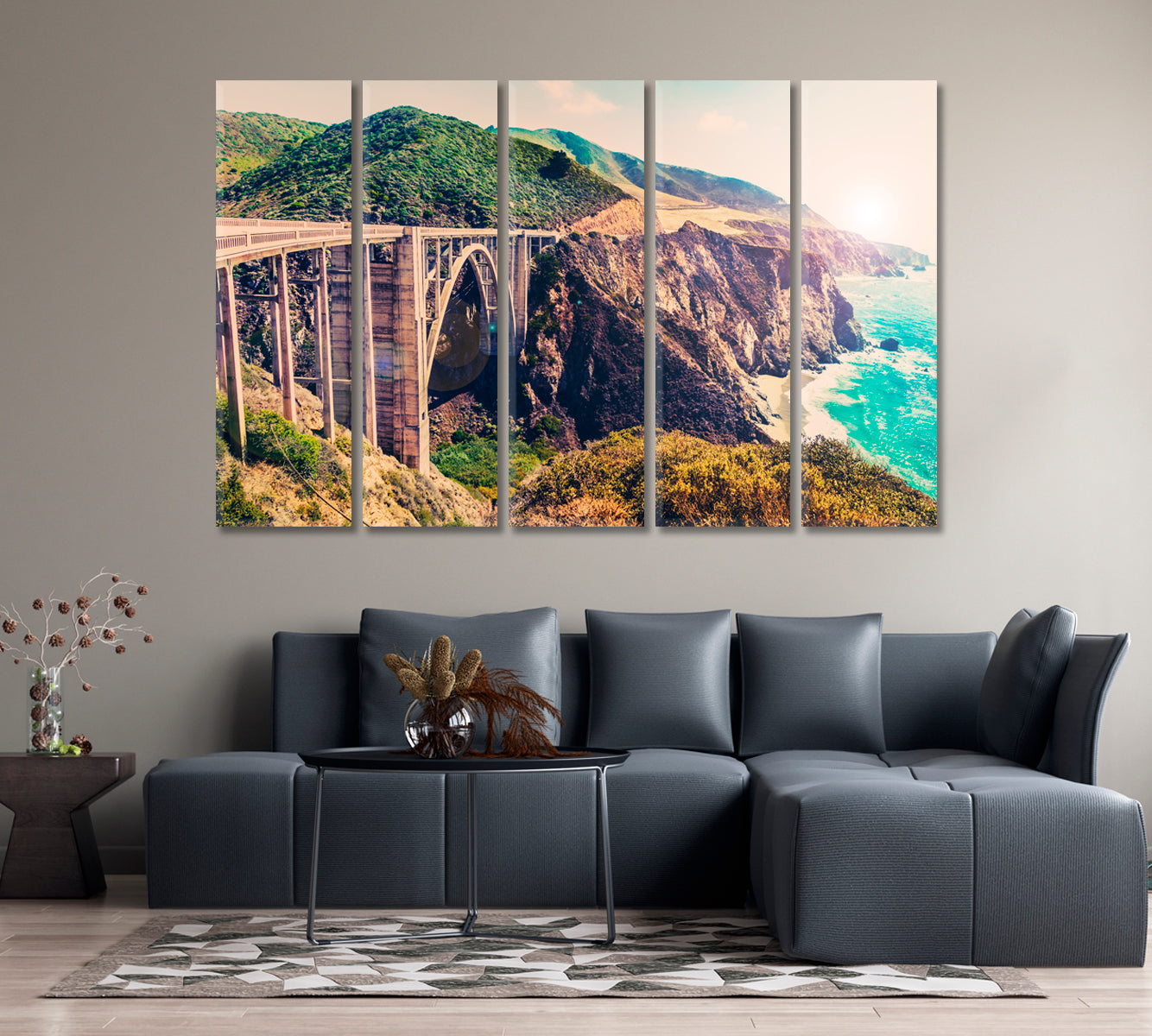 Big Sur California United States Canvas Print-Canvas Print-CetArt-1 Panel-24x16 inches-CetArt