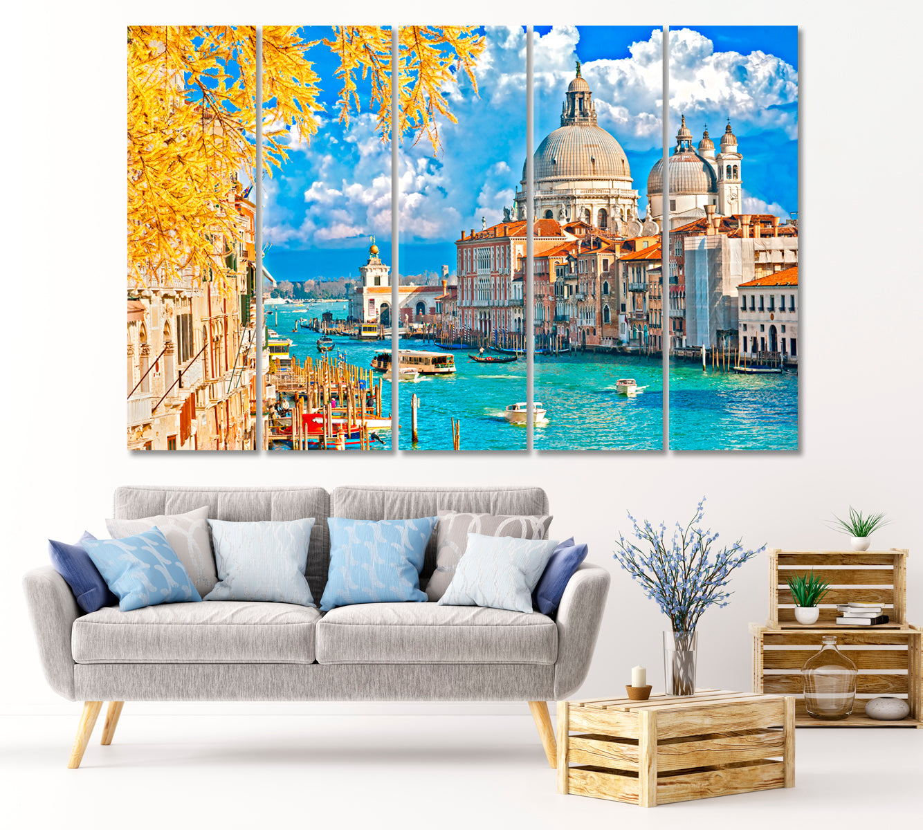 Venice Italy Canvas Print-Canvas Print-CetArt-1 Panel-24x16 inches-CetArt