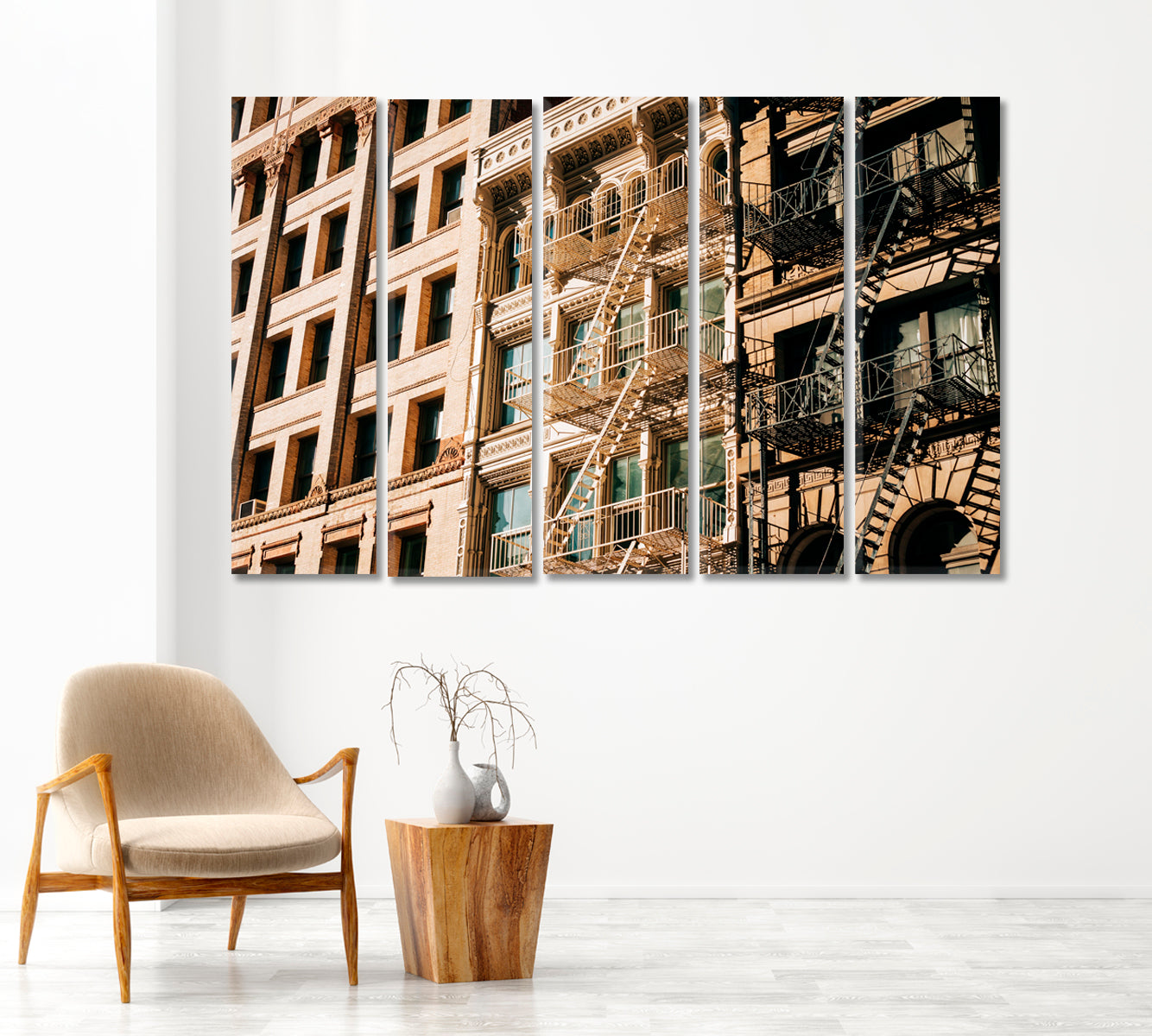 Architecture in Manhattan New York City Canvas Print-Canvas Print-CetArt-1 Panel-24x16 inches-CetArt