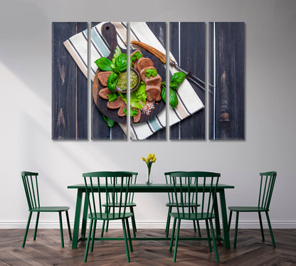 Boiled Beef Tongue Canvas Print-Canvas Print-CetArt-1 Panel-24x16 inches-CetArt