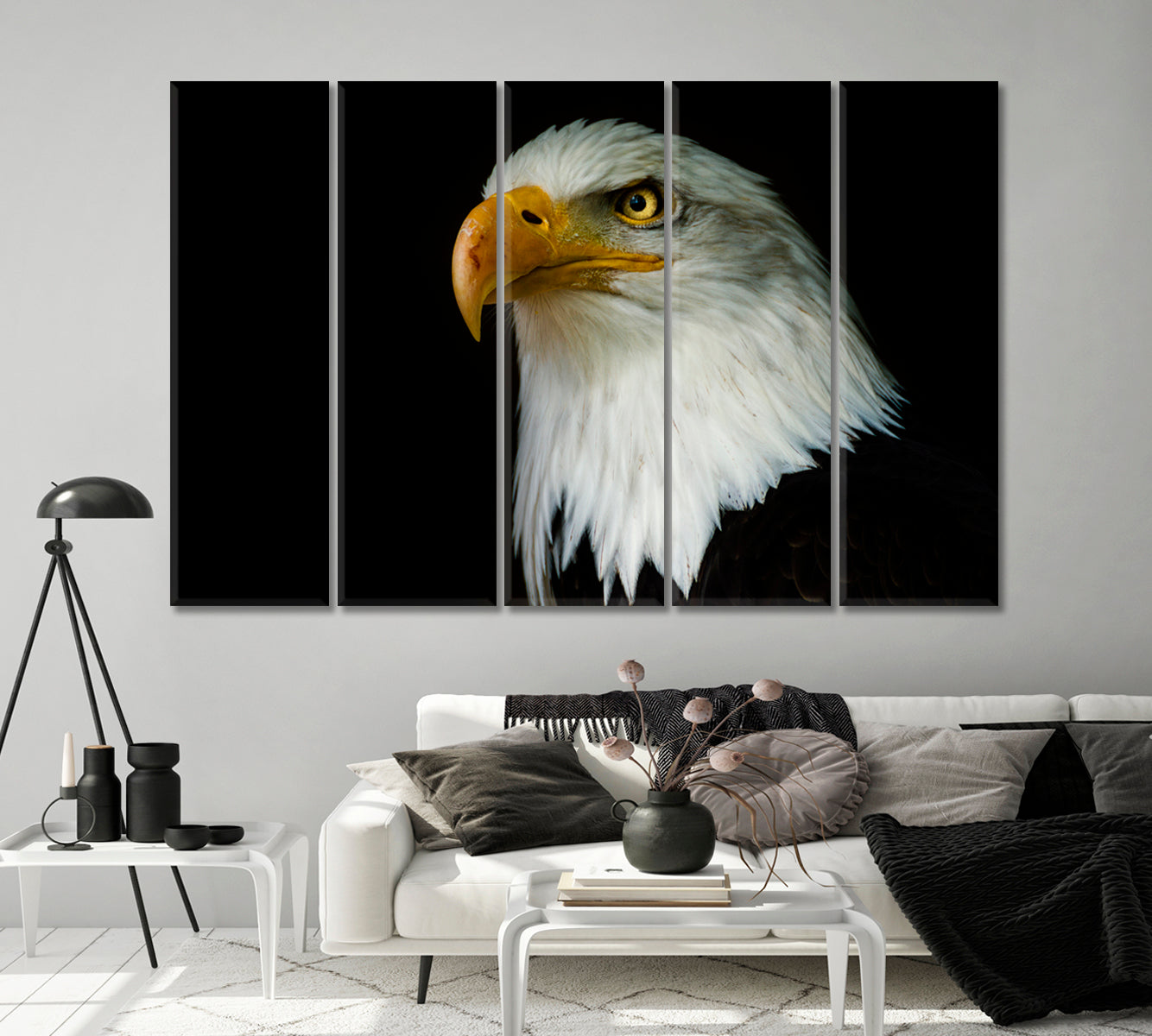 National American Bird of Prey Eagle Canvas Print-Canvas Print-CetArt-1 Panel-24x16 inches-CetArt